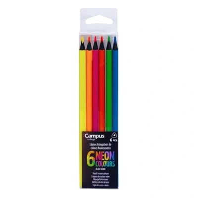 Abbildung von Campus University Neon Buntstifte, 6 x