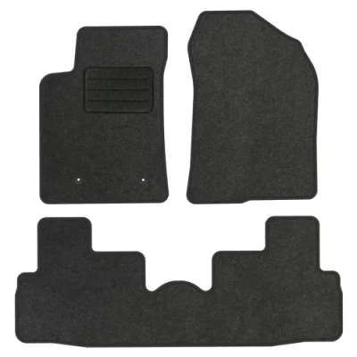 Abbildung von TEXER Textil Fußmatten Passend für Toyota Corolla Verso 2004 2009 ANTHRAZIT