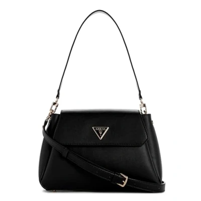 Abbildung von Guess SORA Gfriend FLAP Shoulder BAG Umhängetasche, Damen, Größe: One Size, Black