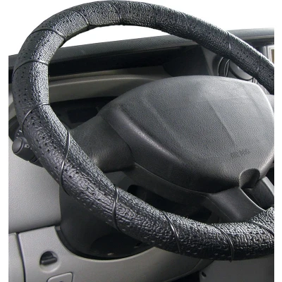 Abbildung von ALCA 597000 Lenkradbezug schwarz 41 43 PP (Polypropylen), Eco Leder zum selber Schnüren