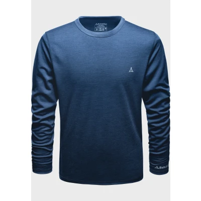Abbildung von Schöffel Highwayshop Merino Sport LA Unterhemd/shirt, Herren, Größe: 52, blau