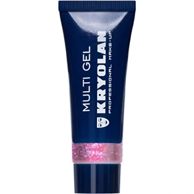 Abbildung von Kryolan Multi Glitter Gel grob, 10ml Pearl Rose