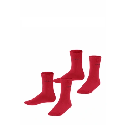 Abbildung von Esprit FOOT LOGO SO 2PACK Socken für Kinder, Größe: 23 26, Red pepper