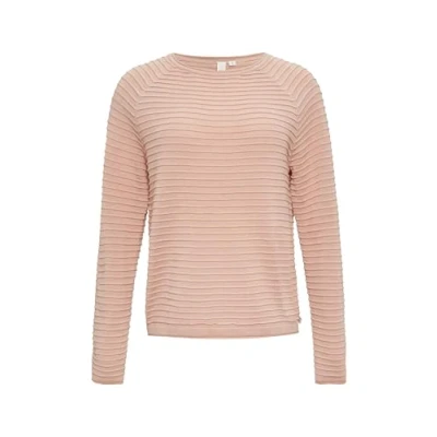 Abbildung von QS MIT Strukturmuster Strickpullover, Damen, Größe: XL, Perlmuttrosa
