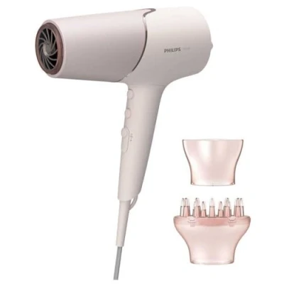 Abbildung von Philips Series 5000 Haartrockner mit ThermoShield Technologie 2300W, Ionisierungsfunktion, 6 Hitze und Geschwindigkeitsstufen (Modell BHD530/00)