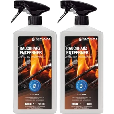 Abbildung von Maxxi Clean Grillreiniger &amp; Rauchharzentferner das Original 2X 700 ml in Sprühflasche extra stark [+] Backofen und Konzentrat für Gasgrill, Edelstahl, Gusseisen