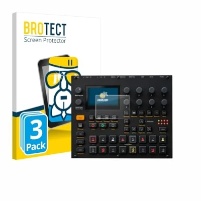 Abbildung von BROTECT Schutzglas für Elektron Digitakt II (3 Stück) Schutzfolie Panzer Folie Glas [Extrem Kratzfest 9H, Anti Fingerprint, Ultra Transparent]