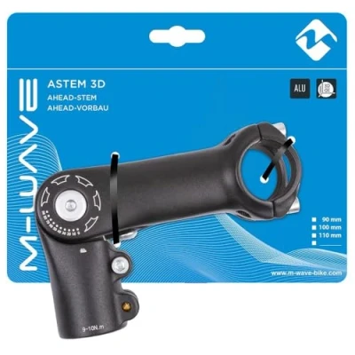 Abbildung von Lenkervorbau M Wave Einstellbar ST C2.1 110mm Ahead 1 1/8&quot; Ø31.8mm Schwarz
