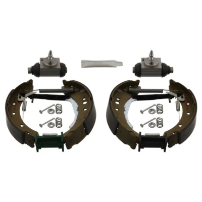 Abbildung von FEBI BILSTEIN 37513 Bremsensatz, Trommelbremse Hinterachse mit Radbremszylinder, Zubehör, Anbaumaterial RENAULT: TWINGO 2