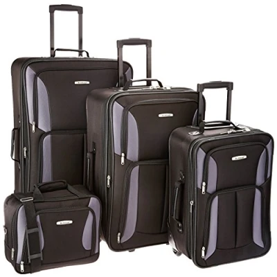 Abbildung von Rockland Jungle Softside Handgepäck Set, schwarz/grau, Einheitsgröße, Journey Set