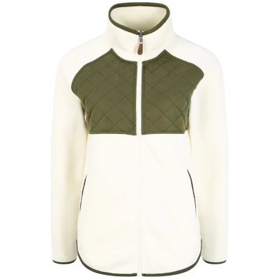 Abbildung von Oxmo Malin Fleecejacke, Damen, Größe: Large, Off white