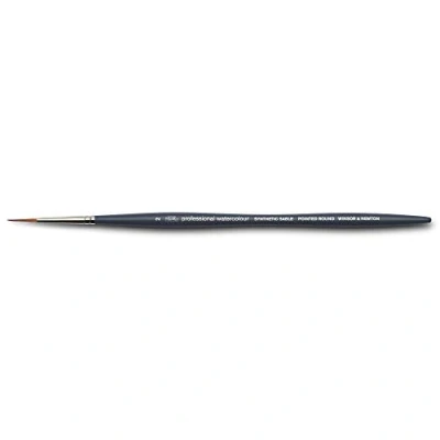 Abbildung von Winsor &amp; Newton 5011202 Professional Aquarellpinsel, Malpinsel für Aquarellfarben mit synthetischen Fasern, ergonomischer Griff, langlebig formstabil, kurze Stiel Rundpinsel Spitz Nr. 2
