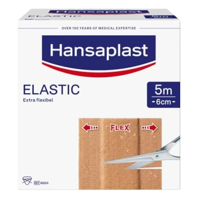 Abbildung von HANSAPLAST Elastic Pflaster 6 cmx5 m 1 St