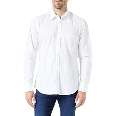 Abbildung von BOSS Relegant Hemd, Herren, Größe: Small, White