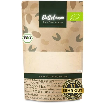 Abbildung von Dattelzucker Bio 1 Kg Aus Deglet Nour Datteln Zucker Alternative Dattelsüße Palmyra Delights Kraftpaket Glutenfrei Dattelmann