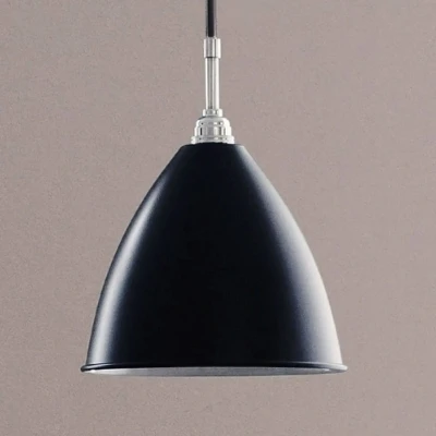 Abbildung von GUBI Bestlite BL9 Hängeleuchte Ø16cm chrom/schwarz