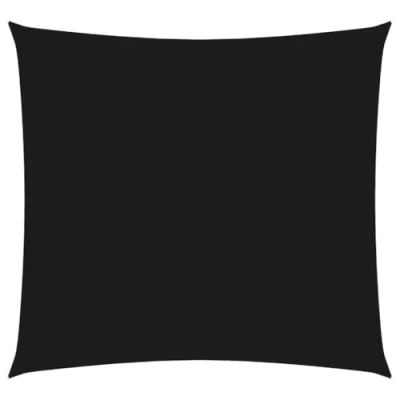 Abbildung von vidaXL Sonnensegel Wasserfest Sonnenschutz Windschutz Sonnendach UV Schutz Garten Terrasse Balkon Oxford Gewebe Quadratisch 6x6m Schwarz