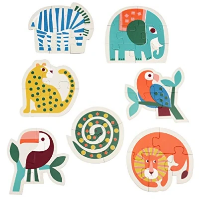 Abbildung von Wild Wonders Set mit sieben Puzzles