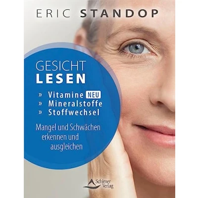 Abbildung von Gesichtlesen Vitamine, Mineralstoffe und Stoffwechsel Mangel Schwächen erkennen ausgleichen