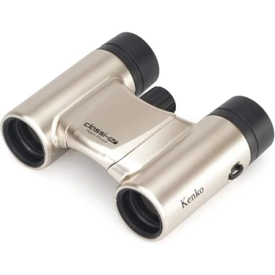 Abbildung von Kenko Fernglas Classi Air 10x21 DH, Dachprisma, leichtes, faltbares &amp; kompaktes Design, Mehrschichtvergütung, Gold 021422