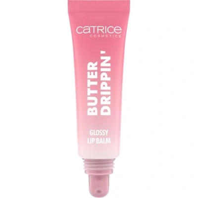 Abbildung von Catrice Butter Drippin&#039; Glossy Lip Balm, Nr. 010, Pink, feuchtigkeitsspendend, pflegend, glänzend, strahlend frisch, vegan, ohne Parabene, Mikroplastikpartikel, Nanopartikel frei, 1er Pack (10ml)