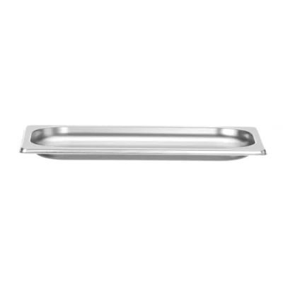 Abbildung von HENDI Gastronormbehälter, Temperaturbeständig von 40 bis 300C, Heissluftöfen Kühl und Tiefkühlschränken Chafing Dishes Bain Marie, Stapelbar, 0,8L, GN 1/3, 325x176x(H)20mm, Edelstahl 18/10