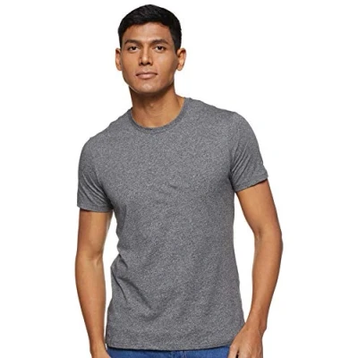 Abbildung von Armani Exchange Herren Pima Small Logo T Shirt, Grau, S