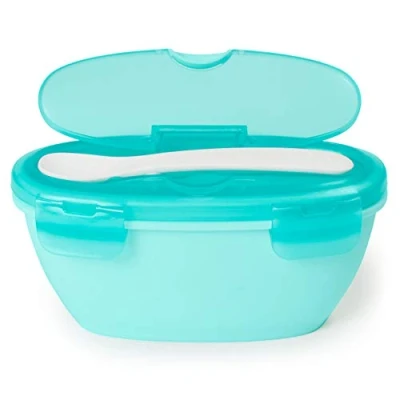 Abbildung von Skip Hop Easy Serve Travel Bowl and Spoon Teal