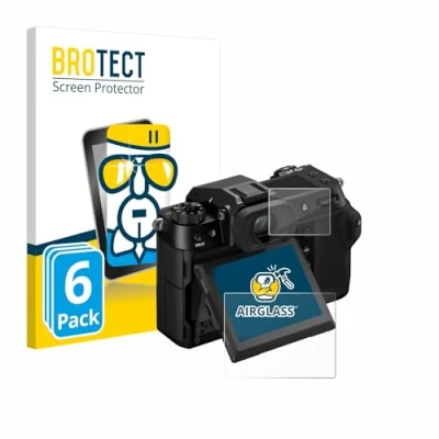 Abbildung von BROTECT Schutzglas für Fujifilm GFX100S II (Display + Schulterdisplay) (6 Stück) Schutzfolie Panzer Folie Glas [Extrem Kratzfest 9H,