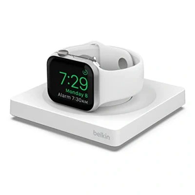 Abbildung von Belkin Boostcharge Pro Apple Watch Kabelloses Schnellladegerät Weiß