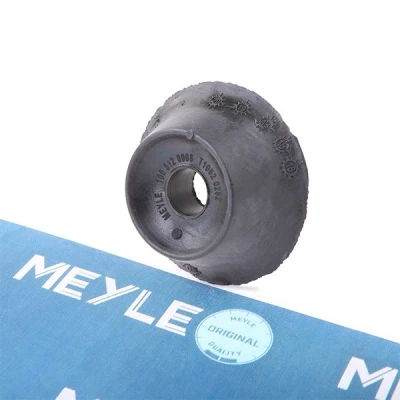 Abbildung von MEYLE 100 512 0008 Federbeinstützlager Hinterachse oben Wälzlager wird nicht benötigt ORIGINAL Quality ohne Kugellager VOLKSWAGEN: Polo III Schrägheck