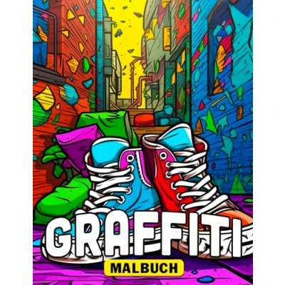 Abbildung von Graffiti Malbuch: 30 Illustrationen zum Ausmalen für jugendliche Jungen sind ein tolles Geschenk jede Gelegenheit, einschließlich Wichtelgeschenke.