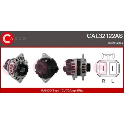 Abbildung von CASCO CAL32122AS Lichtmaschine 12V 70A HYUNDAI: Getz, Atos, KIA: Picanto I