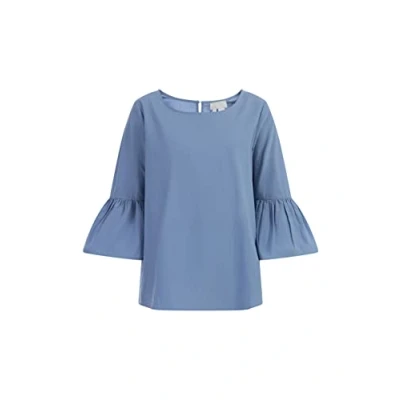 Abbildung von aleva Damen Baumwollbluse 25326390 AL04, BLAU, L