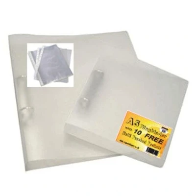 Abbildung von Ark A5 schlanker 15 mm Ringbinder + 10 Gratis Hüllen DIN (RB 532 0 A5)