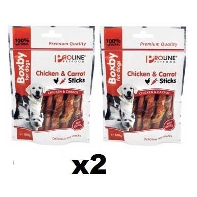 Abbildung von Proline Hundefutter Huhn und Karottensticks