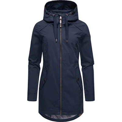 Abbildung von Ragwear Mondda Regenjacke / wasserabweisende Jacke, Damen, Größe: XS, Dark blue