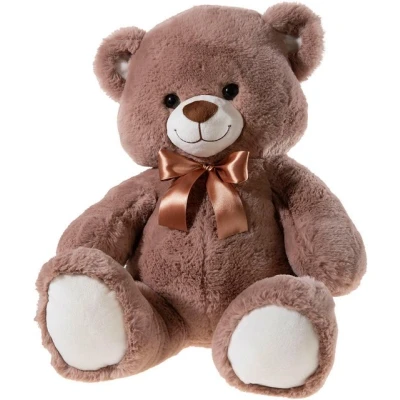Abbildung von Heunec® Kuscheltier Bär mit Schleife kitt, 55 cm, enthält recyceltes Material