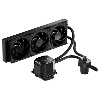 Abbildung von Cooler Master MasterLiquid ML360 SUB ZERO CPU Flüssigkeitskühler TEC AIO Wasserkühlsystem mit Intel® Cryo Cooling Technology (LGA 1200) Wasserblock, verbesserte Pumpe, 360 mm Kühler