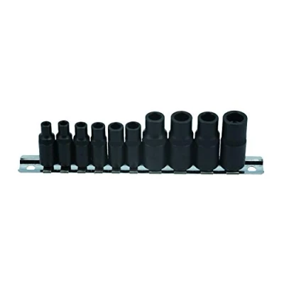 Abbildung von Laser 7901 Wasserhahn Steckschlüssel Set, 3/8 Zoll D, 1/4 10 teilig