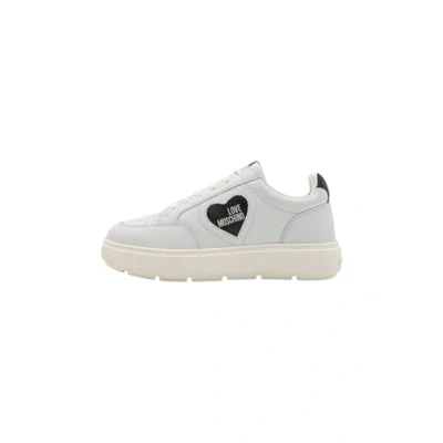 Abbildung von Love Moschino BOLD Sneaker low, Damen, Größe: 39, Bianco/nero Schuhe