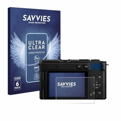 Abbildung von Savvies 6 Stück Schutzfolie für Panasonic Lumix DC S9 Displayschutz Folie Ultra Transparent