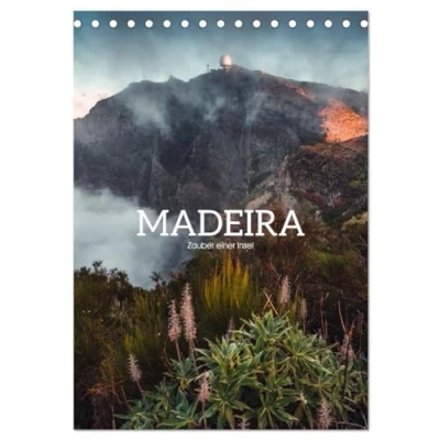 Abbildung von Madeira Zauber einer Insel (Tischkalender 2025 DIN A5 hoch), CALVENDO Monatskalender: ist eine Perle im Atlantischen Ozean