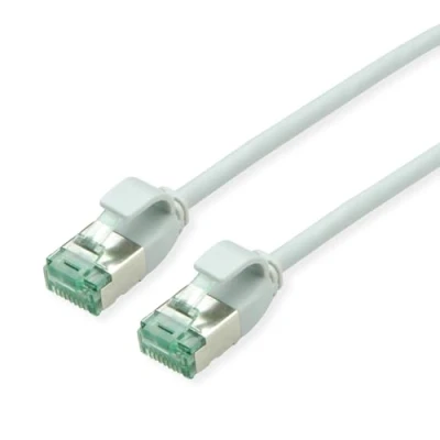 Abbildung von ROLINE RM U/FTP DataCenter Patchkabel Kat.6A (Class EA), Slim, grau, 1 m