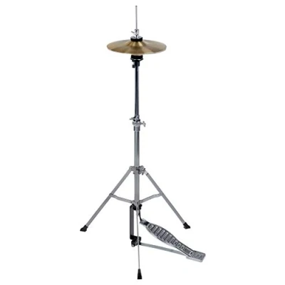 Abbildung von XDrum Junior HiHat inkl. Ständer und Becken (8&quot; Cymbal aus Messing, Maschine für Kinder, zusammenklappbar)