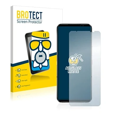 Abbildung von BROTECT Entspiegelungs Schutzglas für ASUS ROG Phone 6 Schutz Folie Panzerfolie Glas Matt [Extrem Kratzfest 9H, Anti Reflex, Fingerprint]