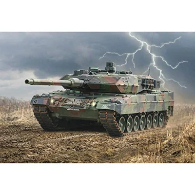 Abbildung von ITALERI 6567S 1:35 Leopard 2A6 , Modellbau, Bausatz, Standmodellbau, Basteln, Hobby, Kleben, Plastikbausatz, detailgetreu, Unlackiert