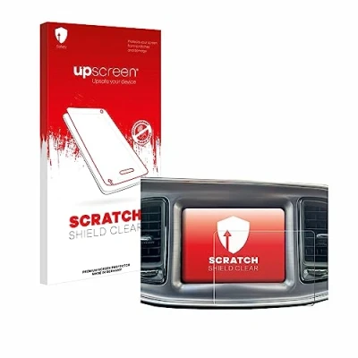 Abbildung von upscreen Schutzfolie für Dodge Challenger Uconnect 8.4&quot; 2015 2022 Kristall klar, Kratzschutz, Anti Fingerprint
