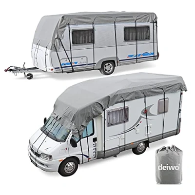 Abbildung von Wohnwagen Wohnmobil Reisemobil Schutzdach Dachschutzplane Schutzhülle 6x3 m