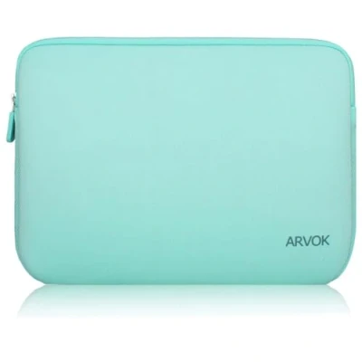 Abbildung von ARVOK 15 15.6 16 Zoll Laptoptasche Schutzhülle für MacBook pro Zoll, Wasserdicht Laptop Sleeve Case Laptophülle Notebook Hülle Tasche HP/Dell/Lenovo/Asus/Acer,Hellgrün